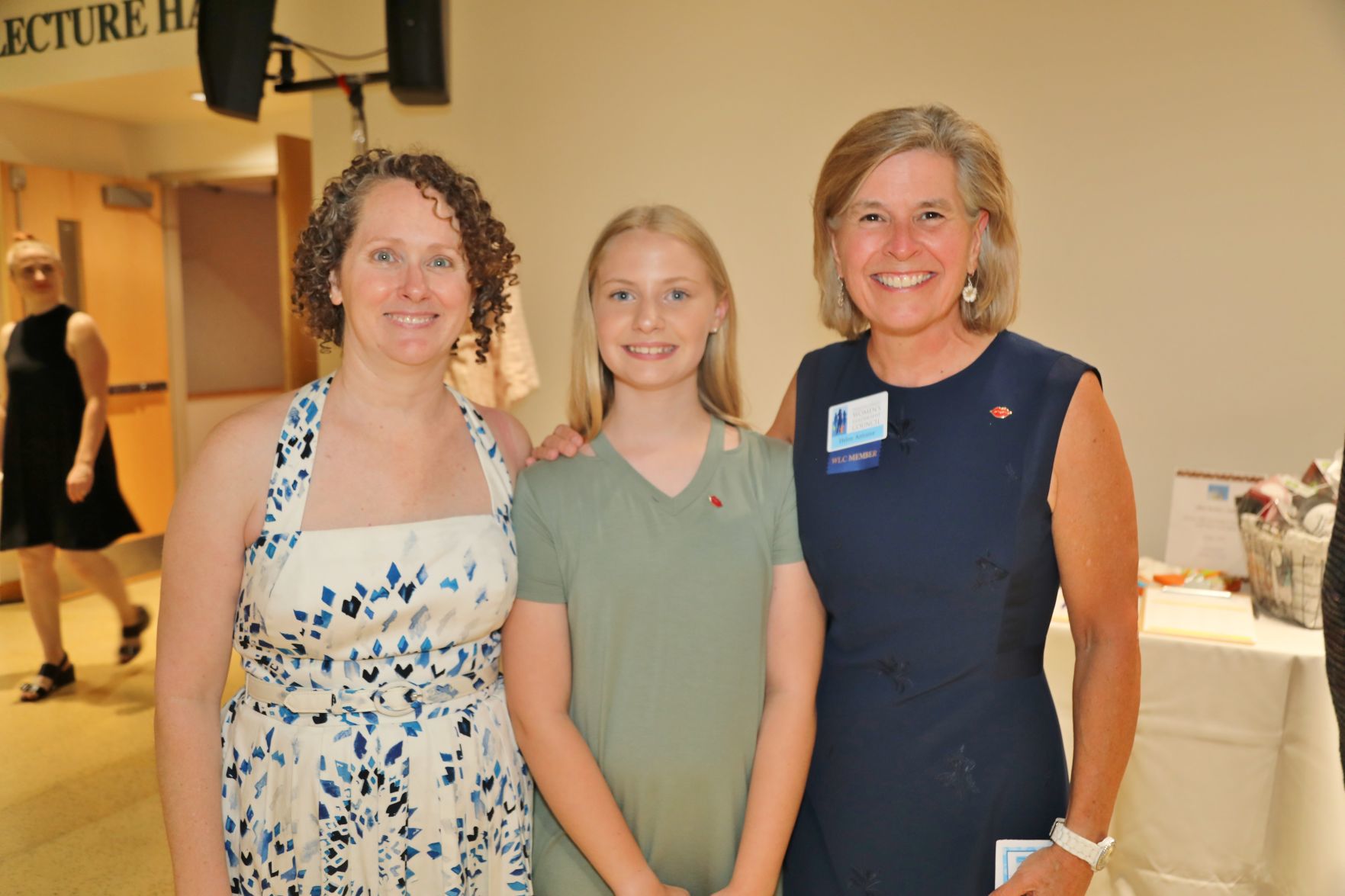 Traci Steo, Elizabeth Neier, Helen Antoine